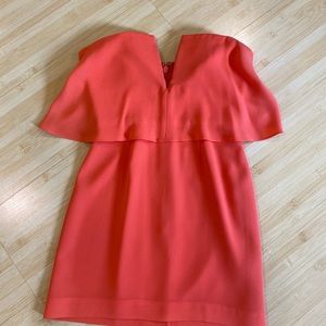 BCBG MaxAzria  Kate strapless overlay dress